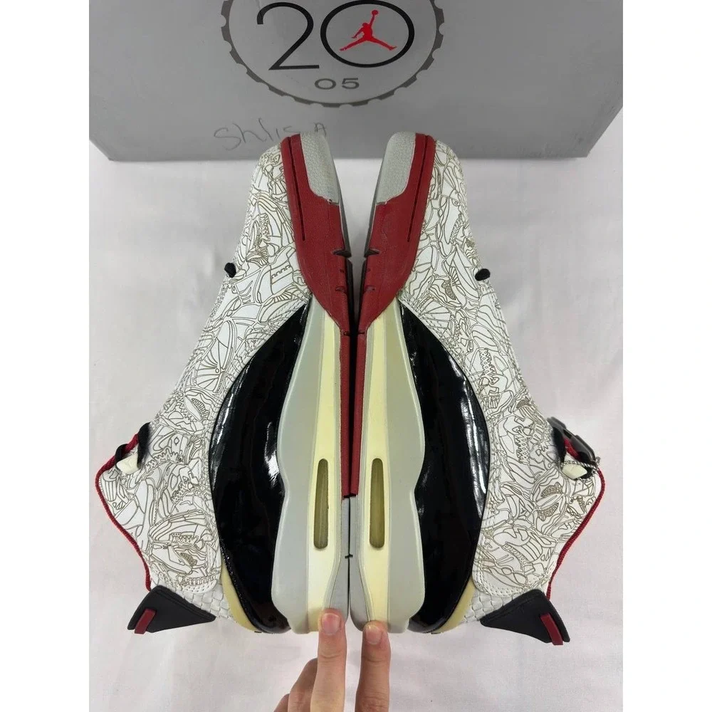 Nike Air Jordan Dub Zero 'Varsity Red' 2005 Men's 311046-103 Size 12